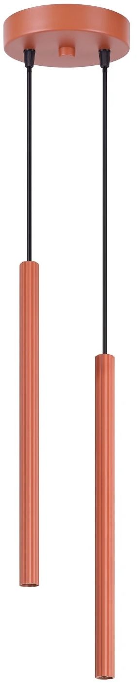Sollux Lighting Arche lampada sospesa 2x8 W rosso SL.2040