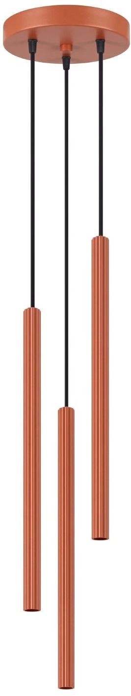 Sollux Lighting Arche lampada sospesa 3x8 W rosso SL.2041