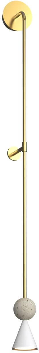 MaxLight Bingo lampada da parete 1x8 W oro W0449