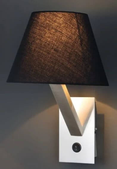 MaxLight Orlando lampada da parete 1x40 W nero 5103W/BLNM