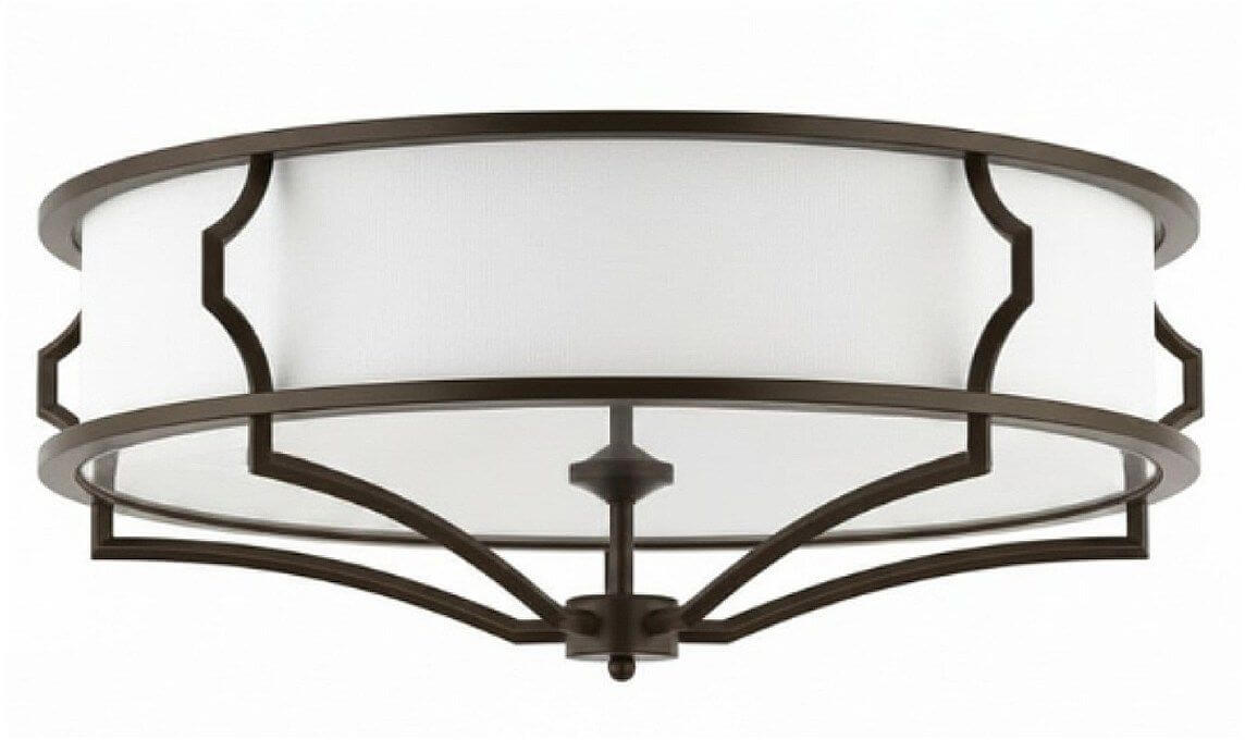 Open Design Stesso PL Chocco L plafoniera 6x12 W bianco-marrone-crema OR86614