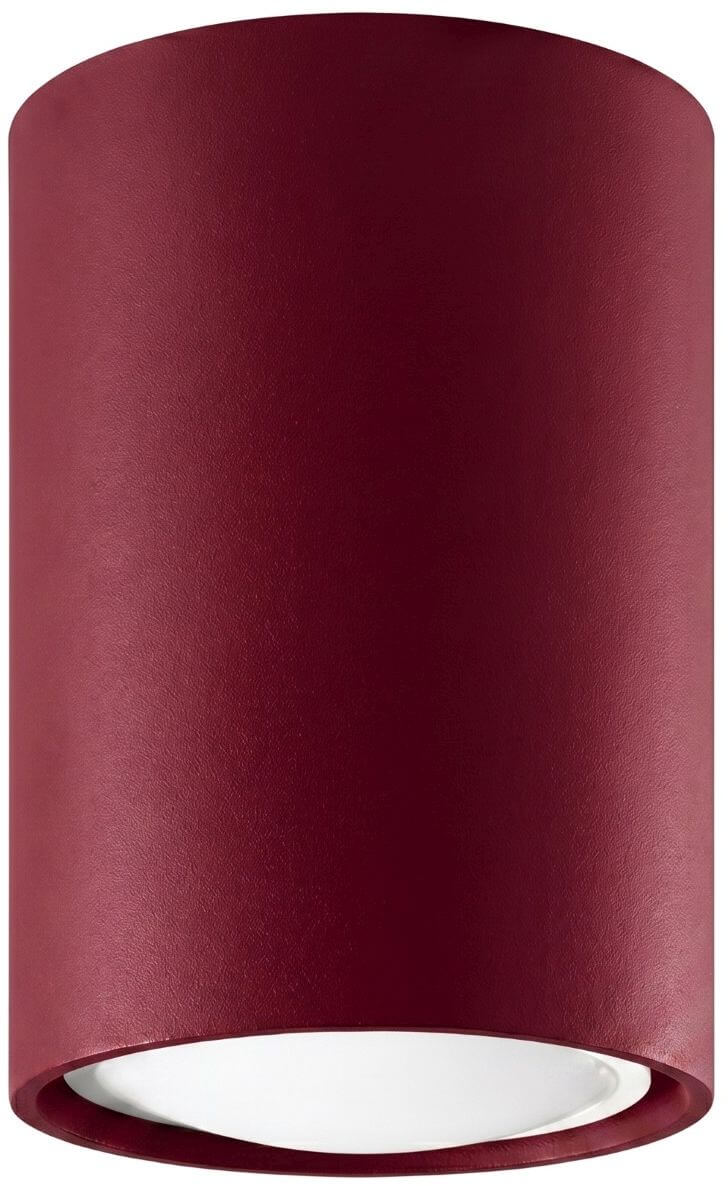 Sollux Lighting Lagos lampada da soffitto 1x10 W borgogna SL.2069