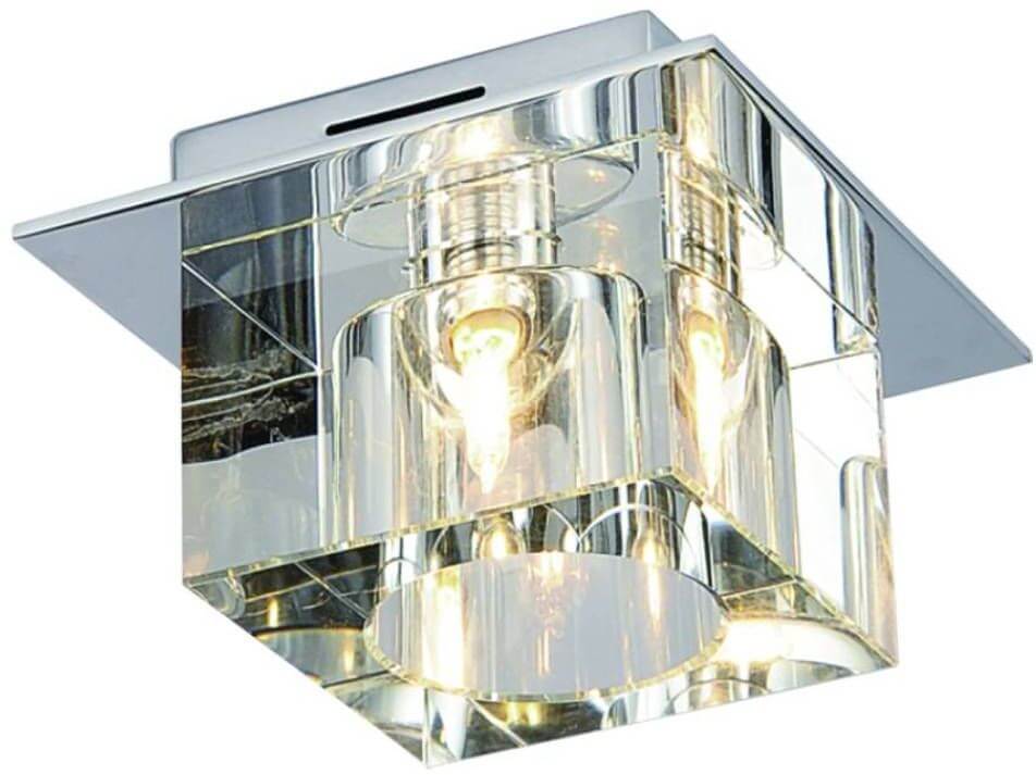 Open Design Rocco lampada da soffitto 1x8 W cromo-cristallo OR81275