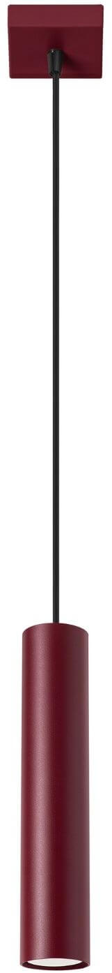 Sollux Lighting Lagos lampada sospesa 1x10 W borgogna SL.2081