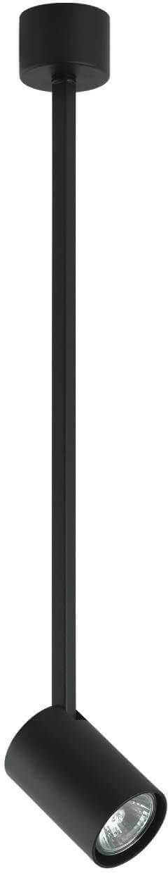 Open Design Tuka Nero L lampada da soffitto 1x8 W nero OR84245