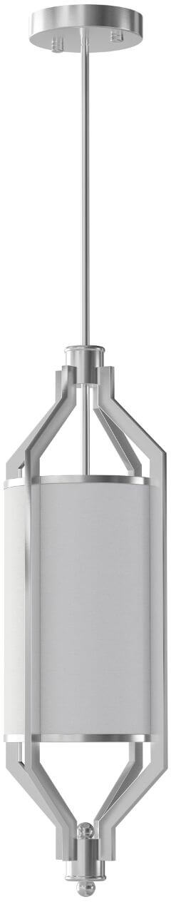 Open Design Zundo Satin Nikiel 20 lampada sospesa 1x15 W bianco-nichel OR85853