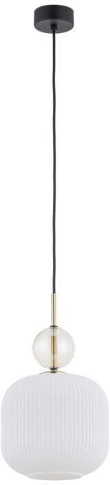 TK Lighting Big Cognac White lampada sospesa 1x15 W bianco-oro 11373