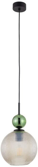TK Lighting Sophia Green Cognac lampada sospesa 1x15 W nero-verde 10930
