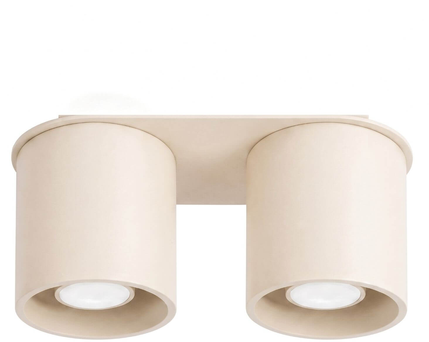 Sollux Lighting Orbis lampada da soffitto 2x10 W beige SL.2088