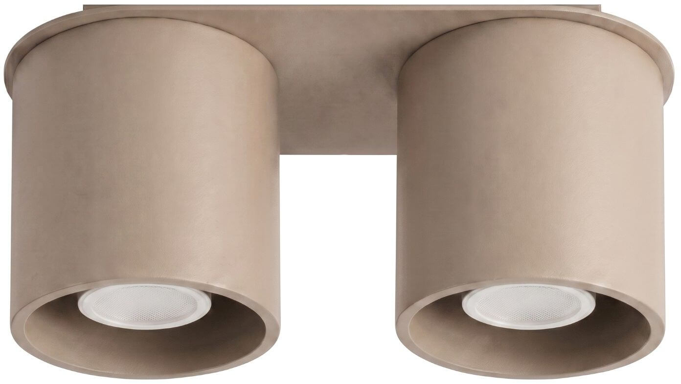 Sollux Lighting Orbis lampada da soffitto 2x10 W beige SL.2091