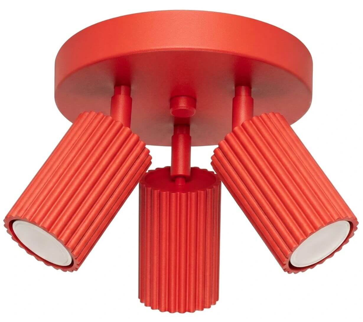 Sollux Lighting Karbon plafoniera 3x10 W rosso SL.2367