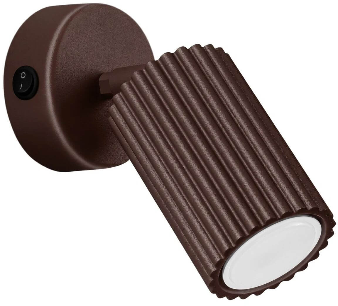 Sollux Lighting Karbon lampada da parete 1x10 W marrone SL.2370
