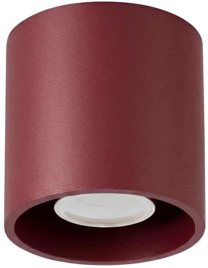 Sollux Lighting Orbis lampada da soffitto 1x10 W borgogna SL.2096
