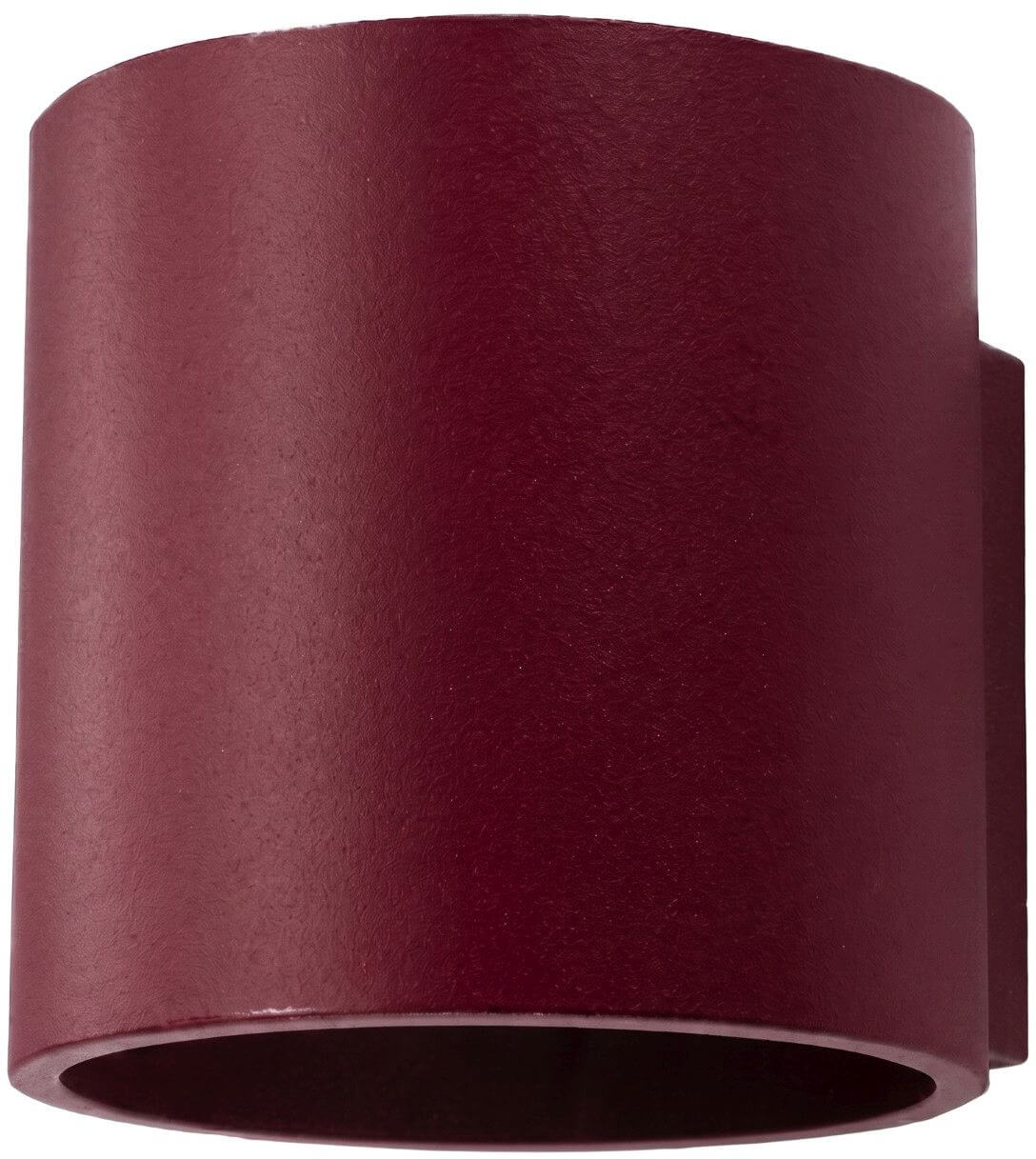 Sollux Lighting Orbis lampada da parete 1x8 W borgogna SL.2098
