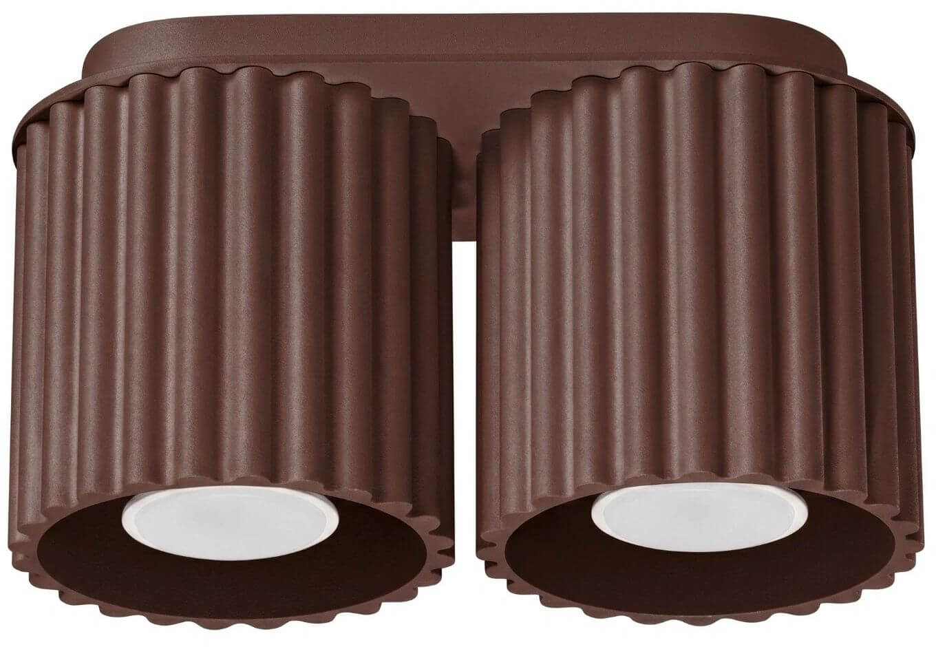 Sollux Lighting Aura lampada da soffitto 2x10 W marrone SL.2424
