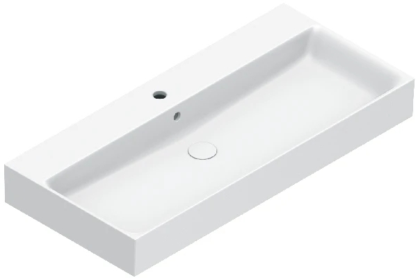 Catalano New Premium lavabo 100x47 cm rettangolare a parete-da mobile bianco lucida 0221002001