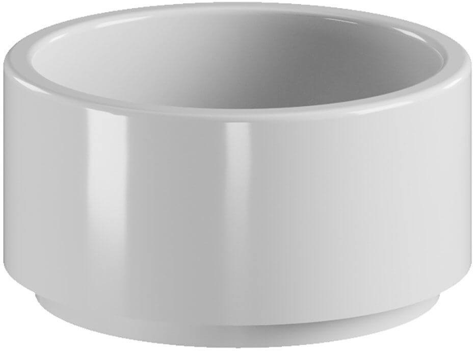 Kerasan OKE lavabo 30x30 cm rotonda da appoggio bianco lucida 554001