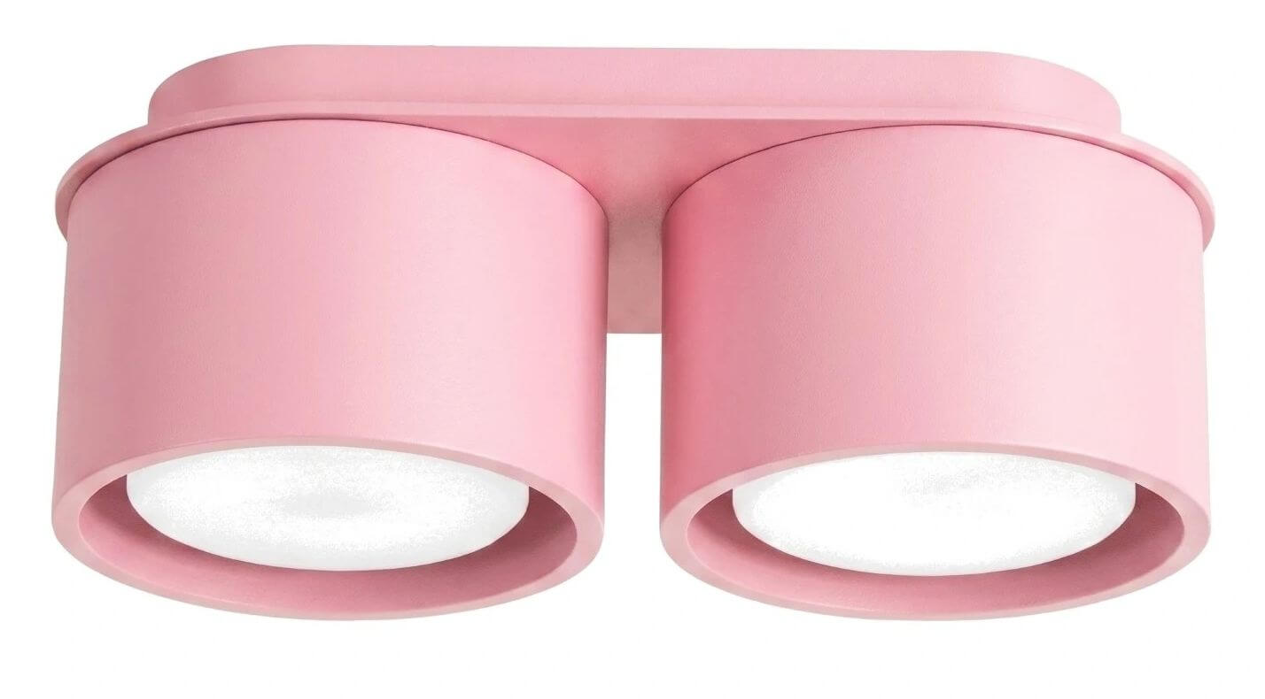 Sollux Lighting Modo lampada da soffitto 2x10 W rosa SL.2467