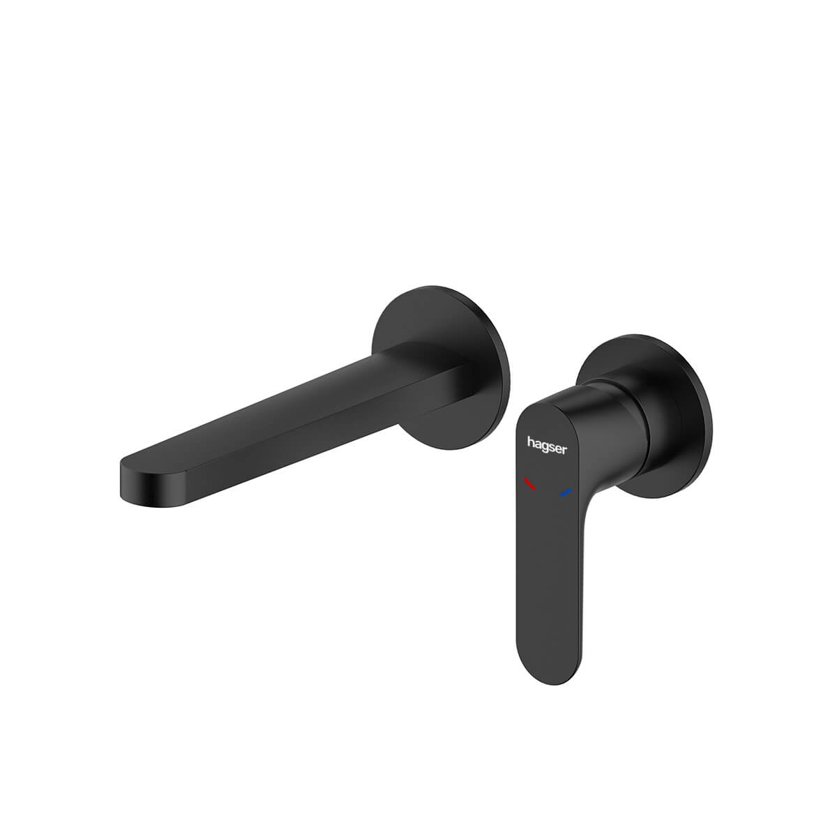 Hagser Norla rubinetto per lavabo da incasso nero HGR22000032