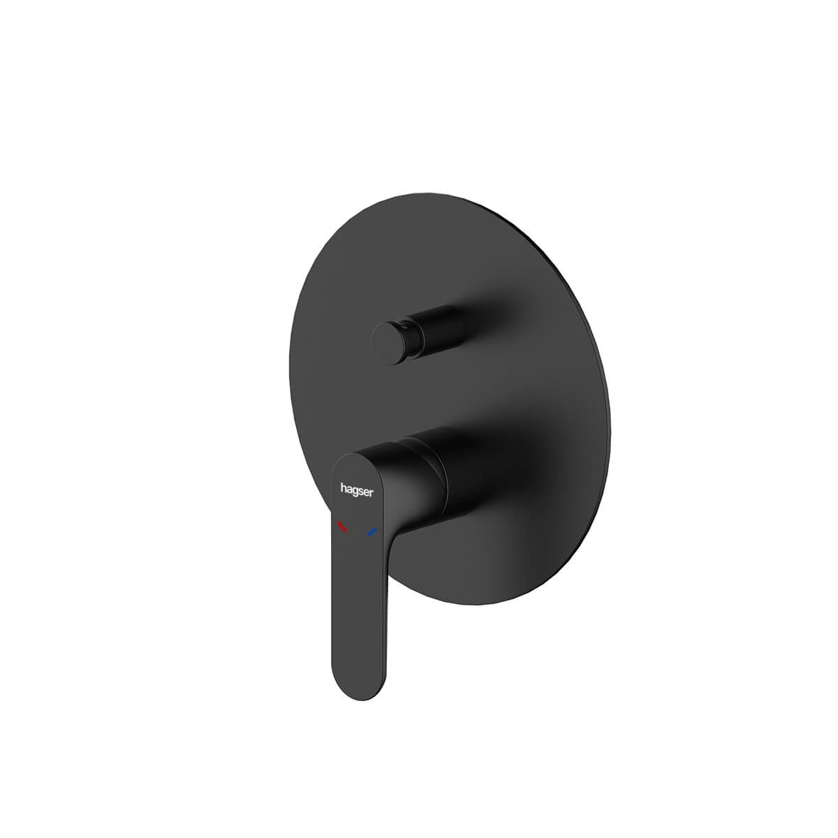 Hagser Norla rubinetto per vasca e doccia da incasso nero HGR22000034