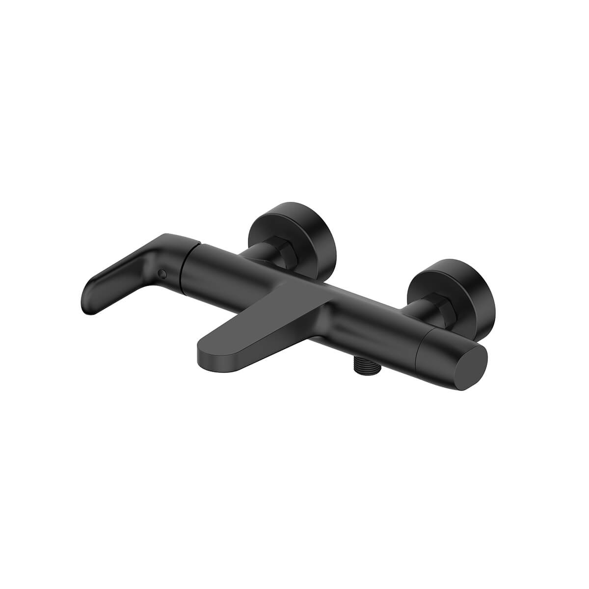 Hagser Norla rubinetto per vasca e doccia a parete nero HGR24000034