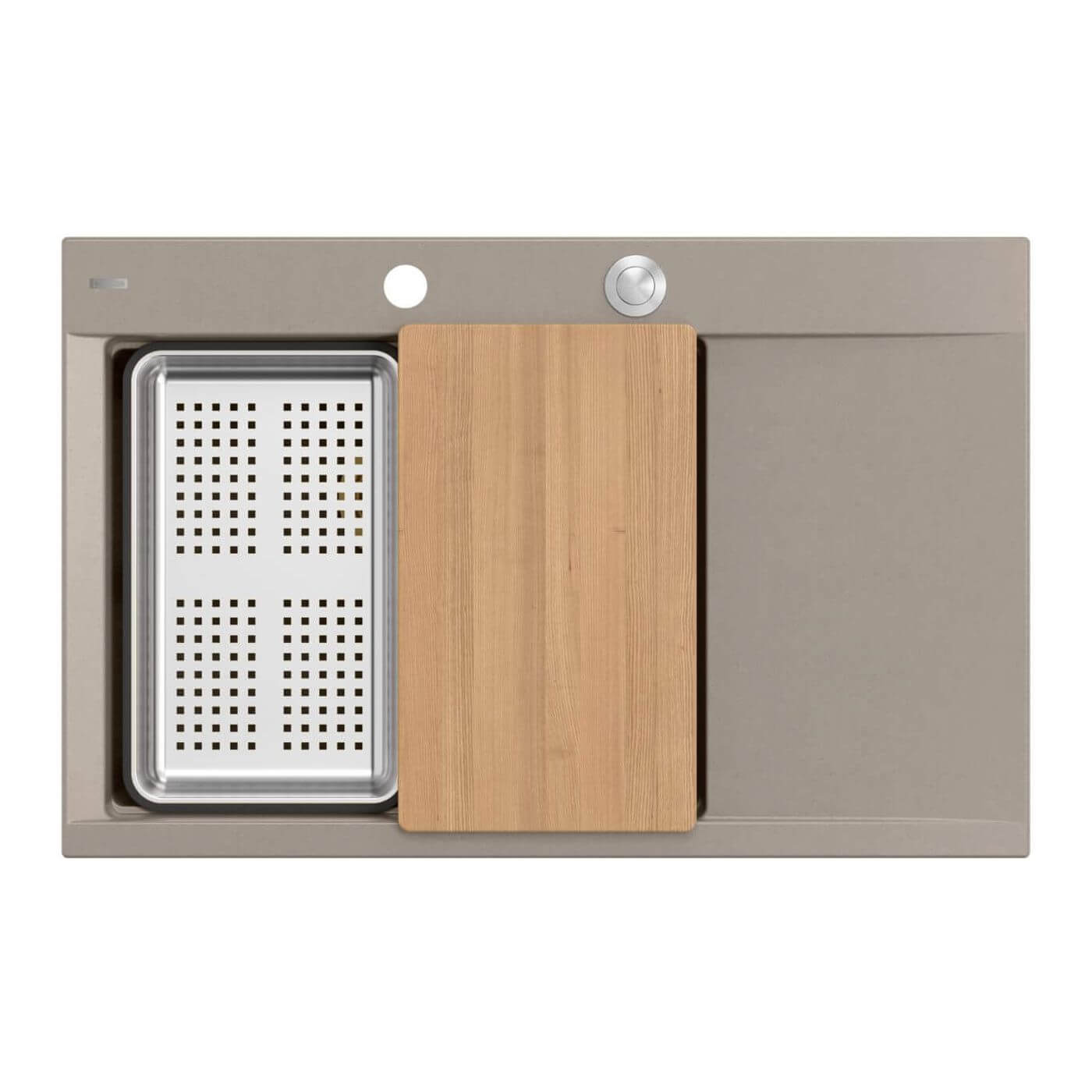 Quadron Josh lavello graniteq 78x50 cm beige HCQJ7850U4_BS_P2O