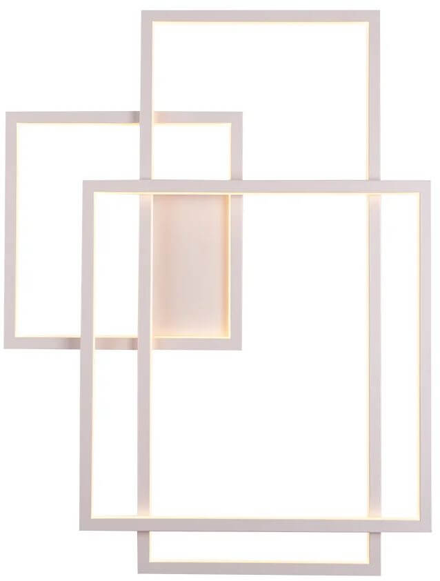 MaxLight Geometric lampada da parete 1x45 W bianco W0234