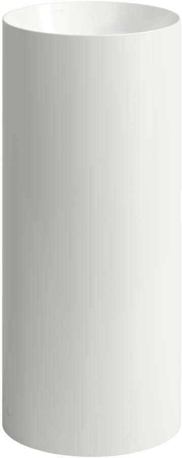 Laufen Volta lavabo 40x40 cm rotonda freestanding bianco lucida H8118704001121