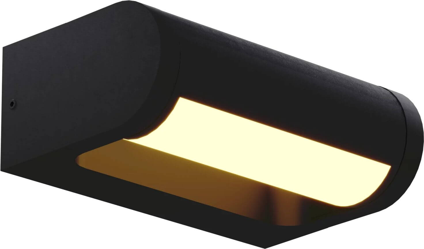MaxLight Solden lampada da parete per esterni 1x12 W nero W0462