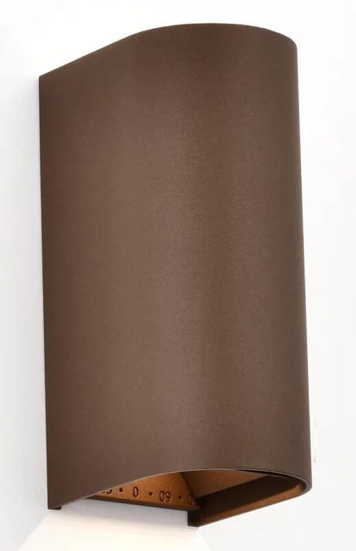 MaxLight Badia lampada da parete per esterni 1x12 W marrone W0470