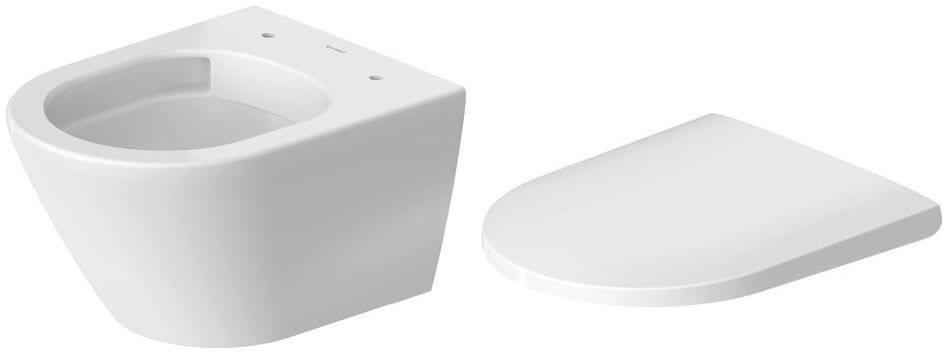 Set vaso WC Duravit D-Neo 2588090000, copriwater Duravit D-Neo 0021610000