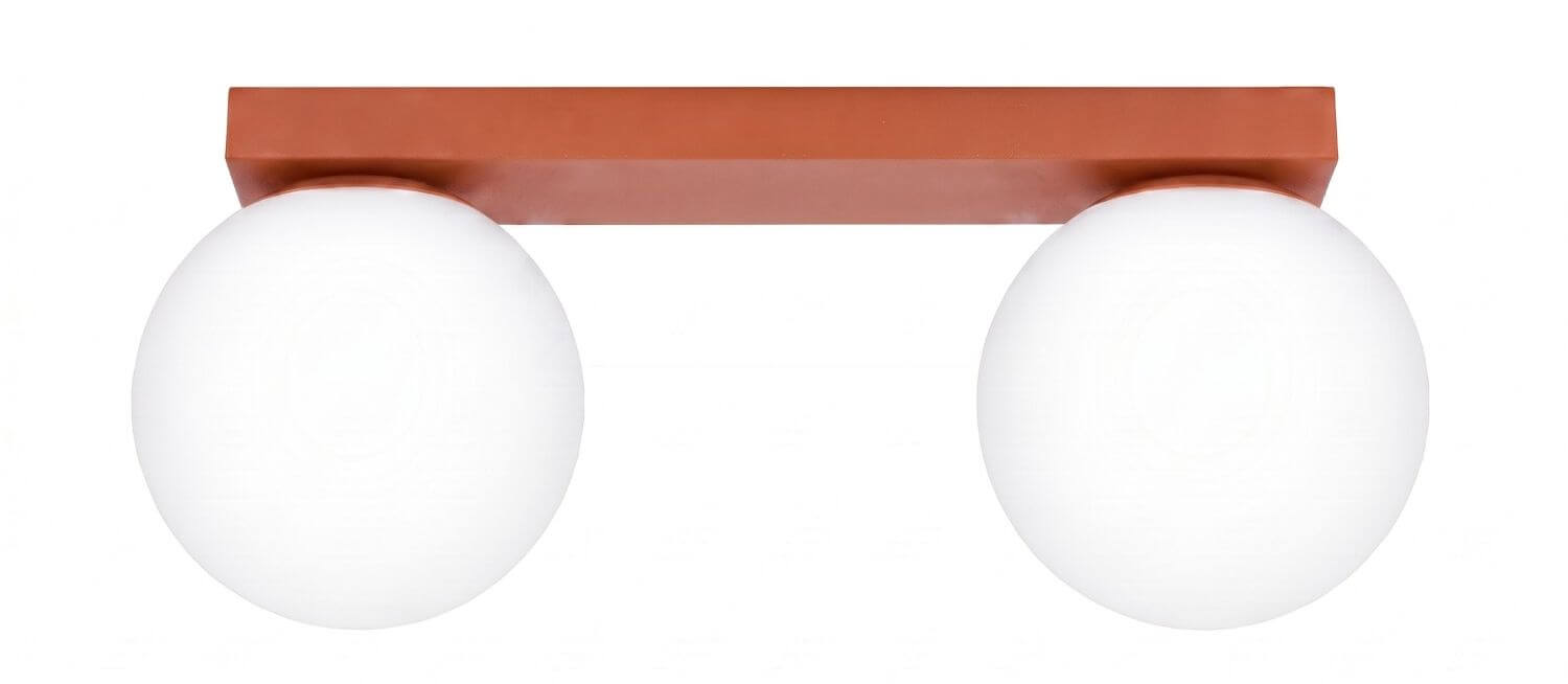 Sollux Lighting Yoli lampada da soffitto 2x8 W rosso SL.2245