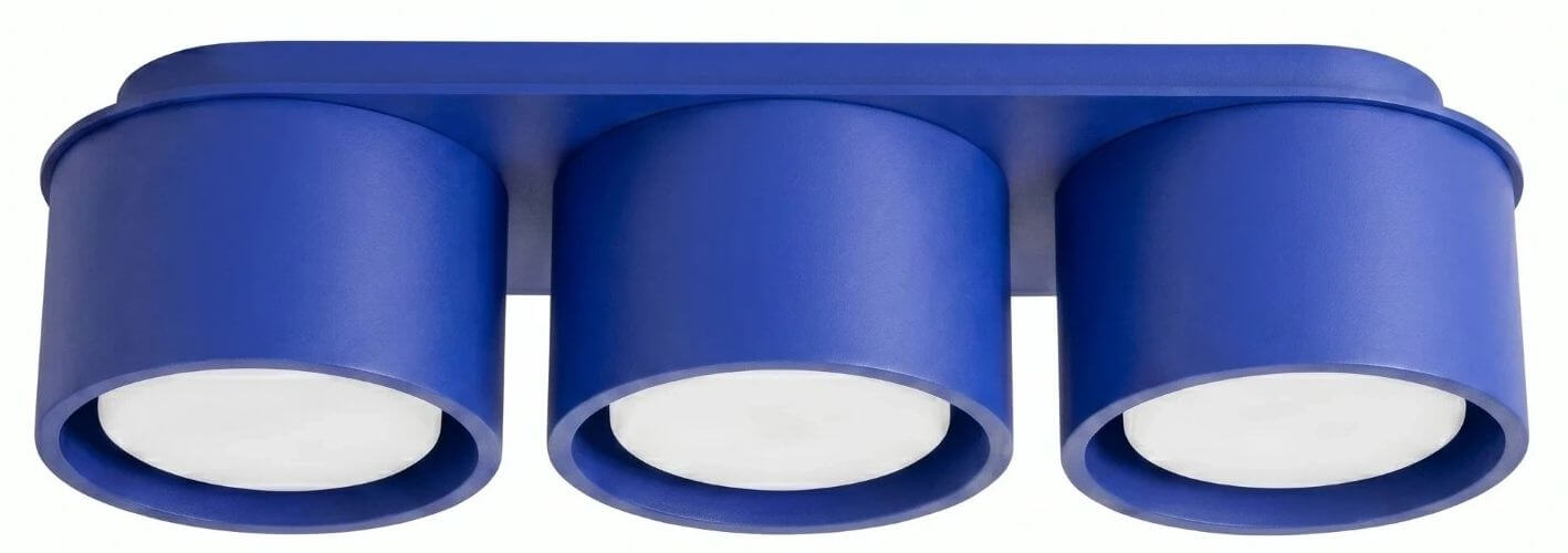 Sollux Lighting Modo lampada da soffitto 3x10 W blu SL.2460
