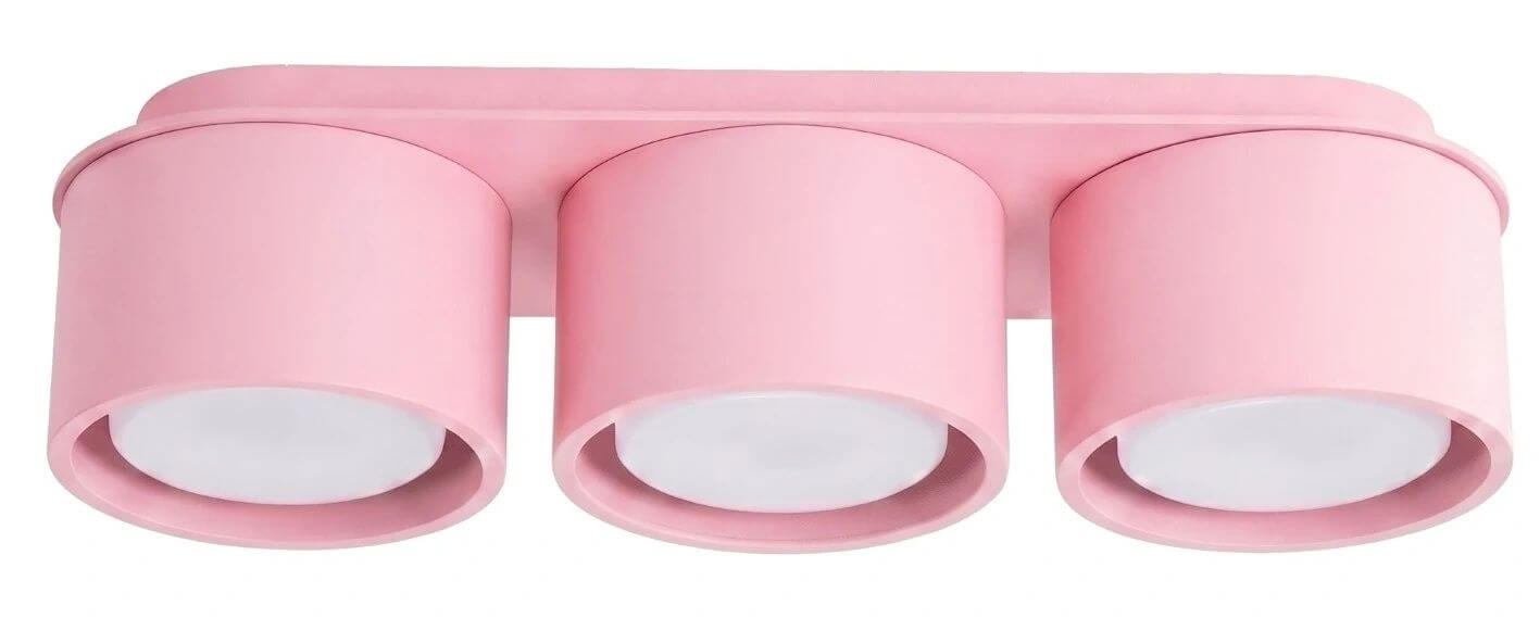 Sollux Lighting Modo lampada da soffitto 3x10 W rosa SL.2468
