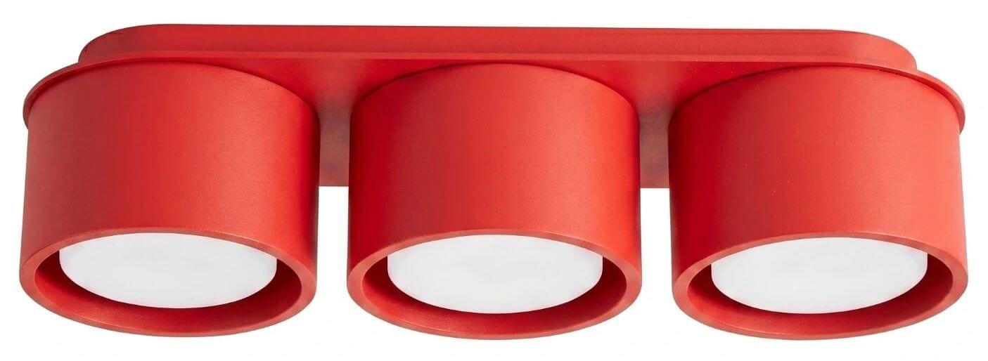 Sollux Lighting Modo lampada da soffitto 3x10 W rosso SL.2480