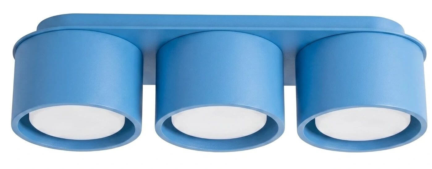 Sollux Lighting Modo lampada da soffitto 3x10 W blu SL.2488