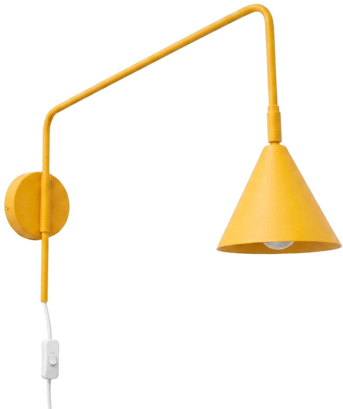 Sollux Lighting Nox lampada da parete 1x10 W giallo SL.2293