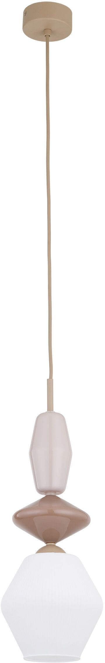 TK Lighting Zen Sabia lampada sospesa 1x10 W bianco-beige 11860