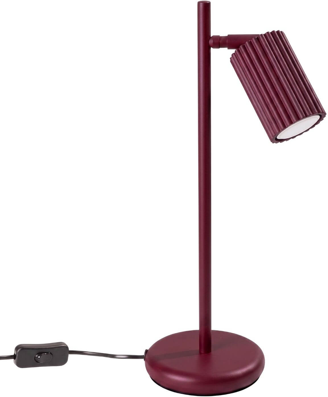 Sollux Lighting Karbon lampada da scrivania 1x10 W borgogna SL.2305