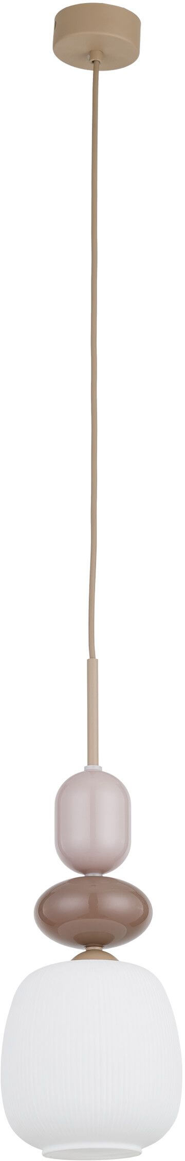 TK Lighting Zen Sabia lampada sospesa 1x10 W bianco-beige 11870