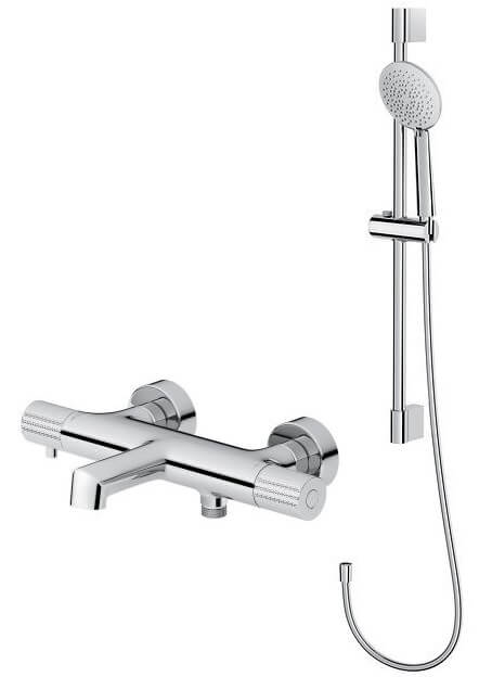 Set rubinetto per vasca e doccia Cersanit Zen S951-563, set doccia Cersanit Zen S951-856