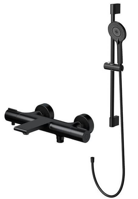 Set rubinetto per vasca e doccia Cersanit Virgo S951-562, set doccia Cersanit Virgo S951-853