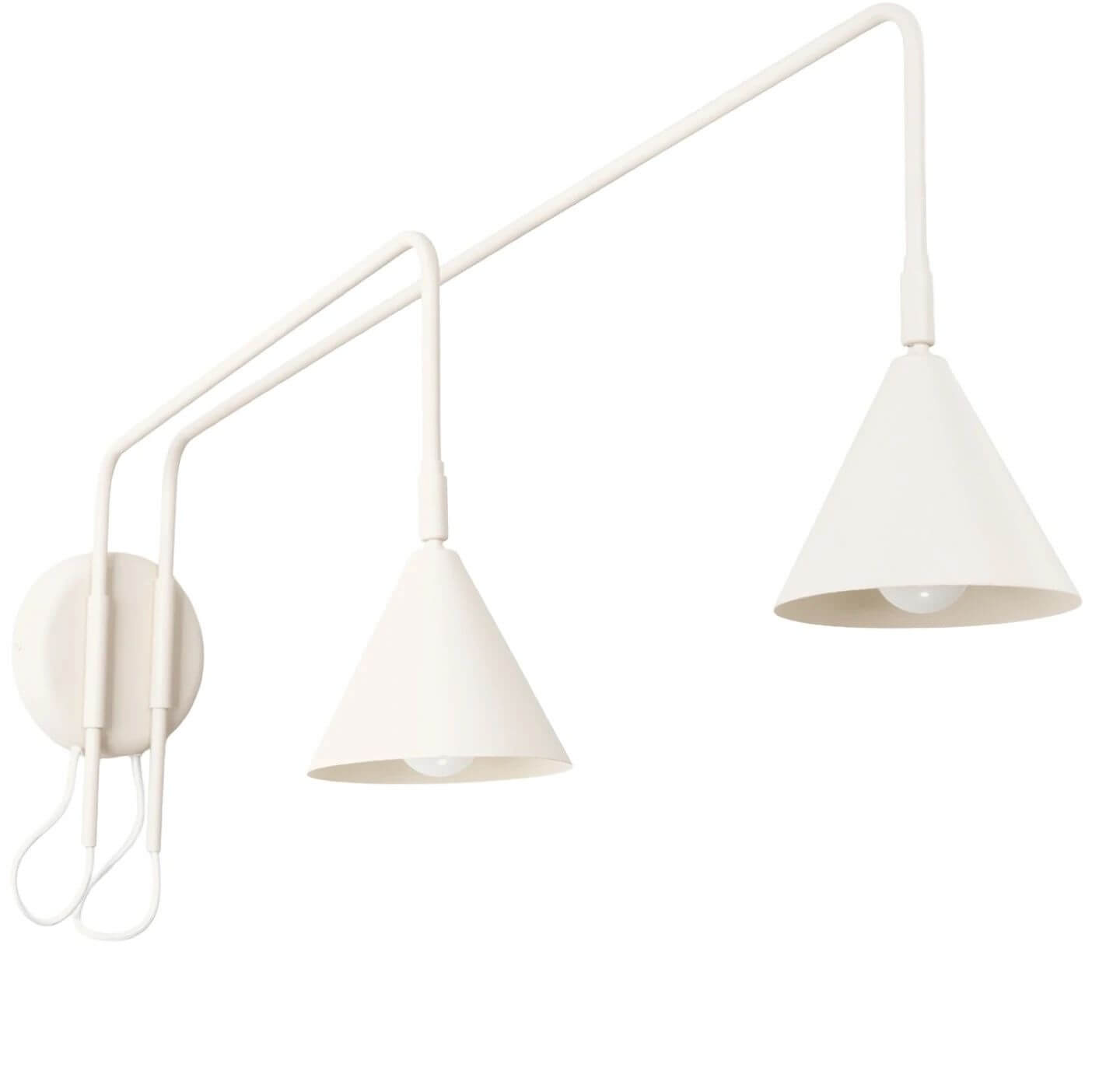 Sollux Lighting Nox lampada da parete 2x10 W beige SL.2509