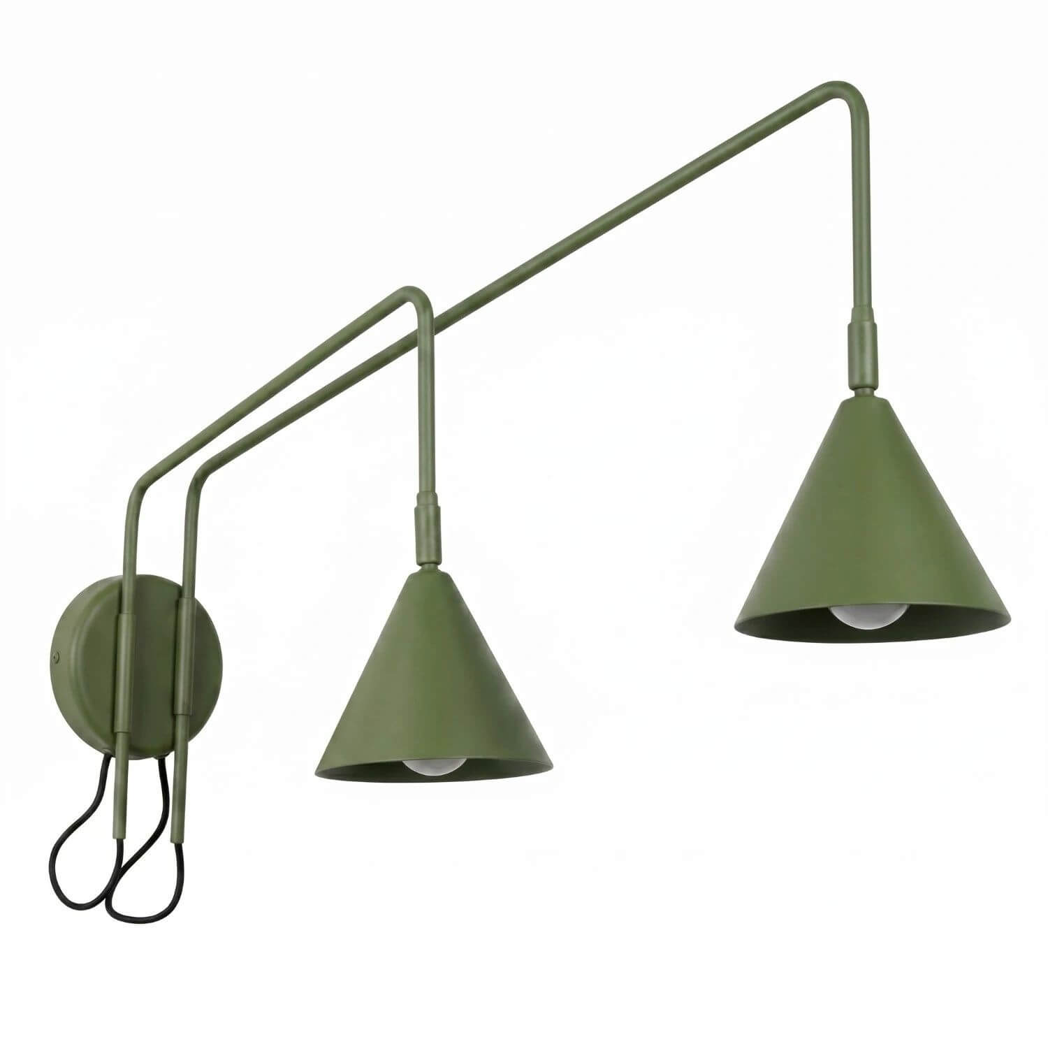 Sollux Lighting Nox lampada da parete 2x10 W verde SL.2510