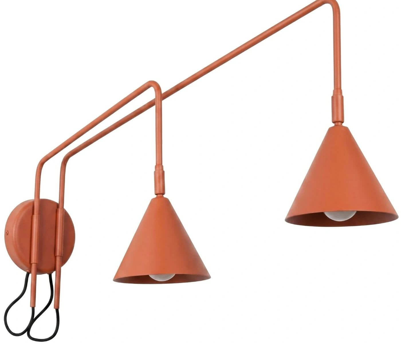 Sollux Lighting Nox lampada da parete 2x10 W rosso SL.2511