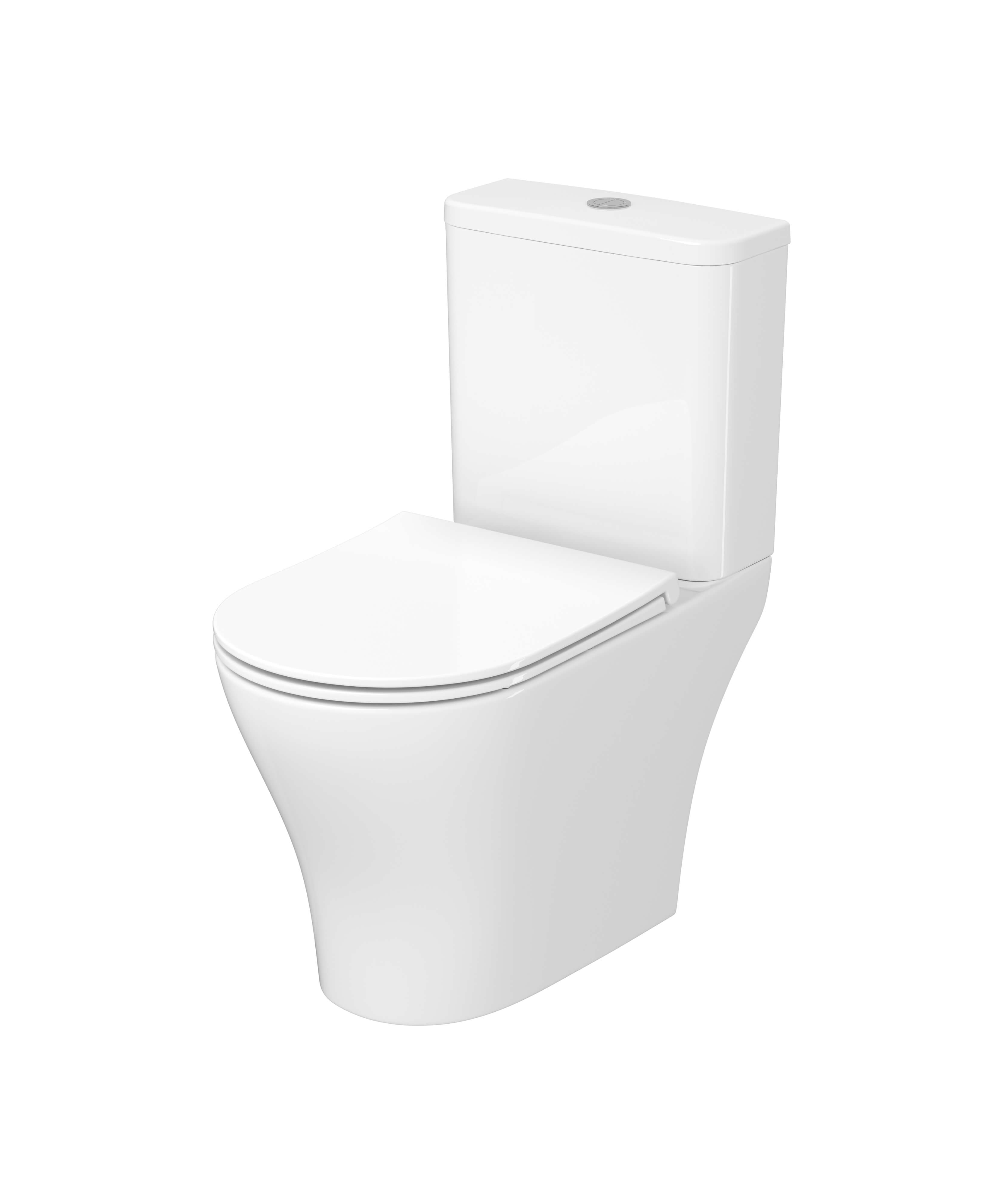 Cersanit Intro wc monoblocco con copriwater a discesa lenta con scarico a vortice bianco K3034-002