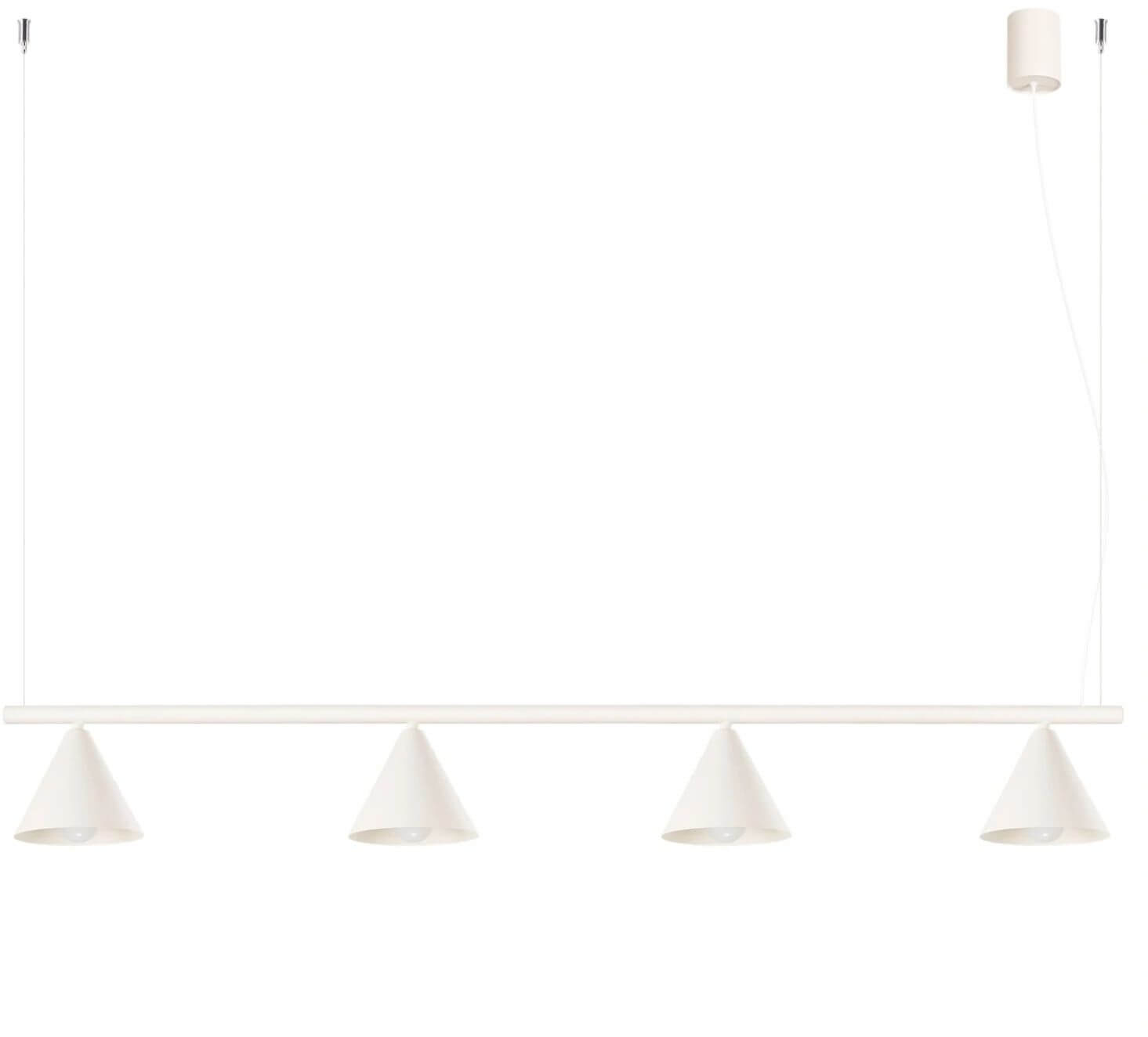 Sollux Lighting Nox lampada sospesa 4x10 W beige SL.2554