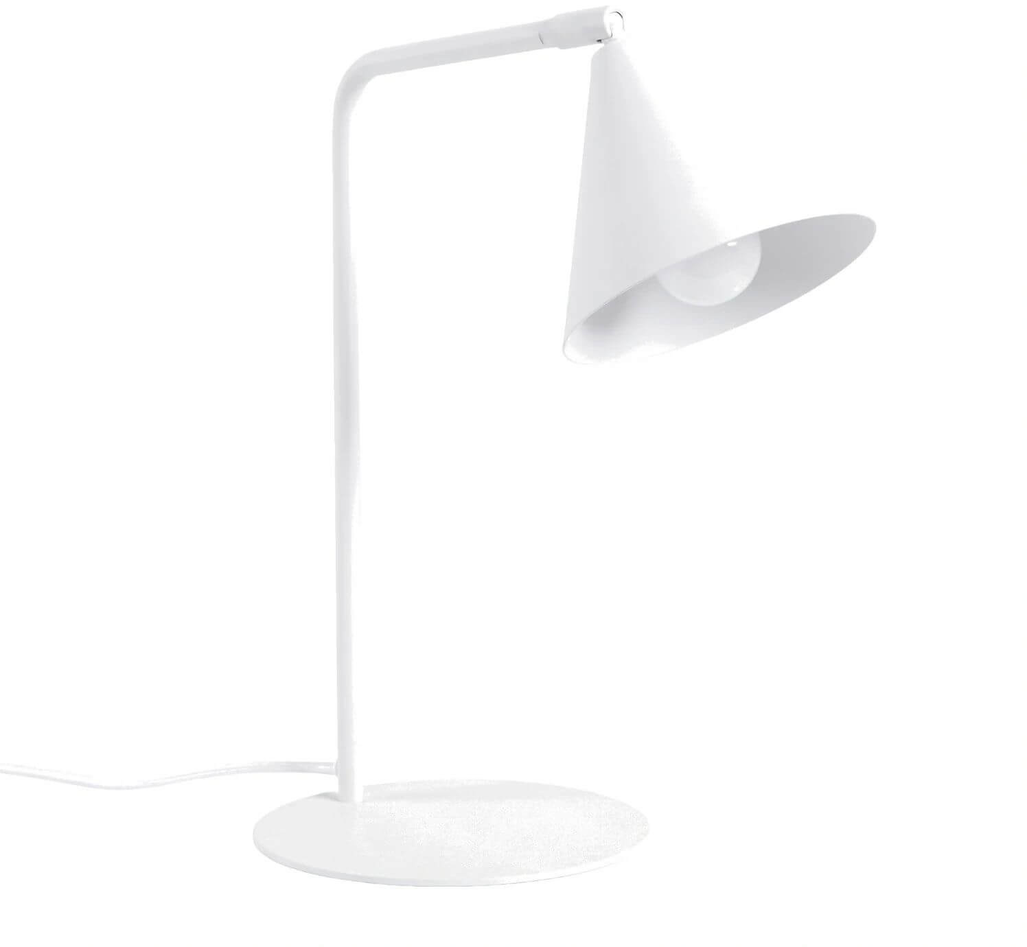 Sollux Lighting Nox lampada da scrivania 1x10 W bianco SL.2566