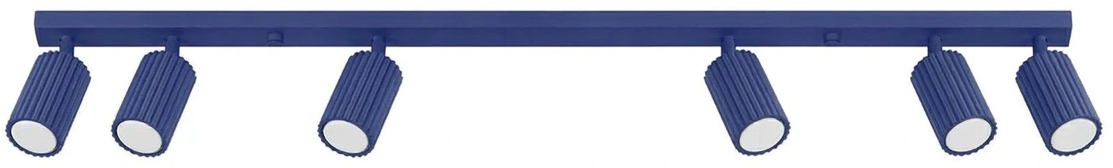 Sollux Lighting Karbon lampada da soffitto 6x10 W blu SL.2326