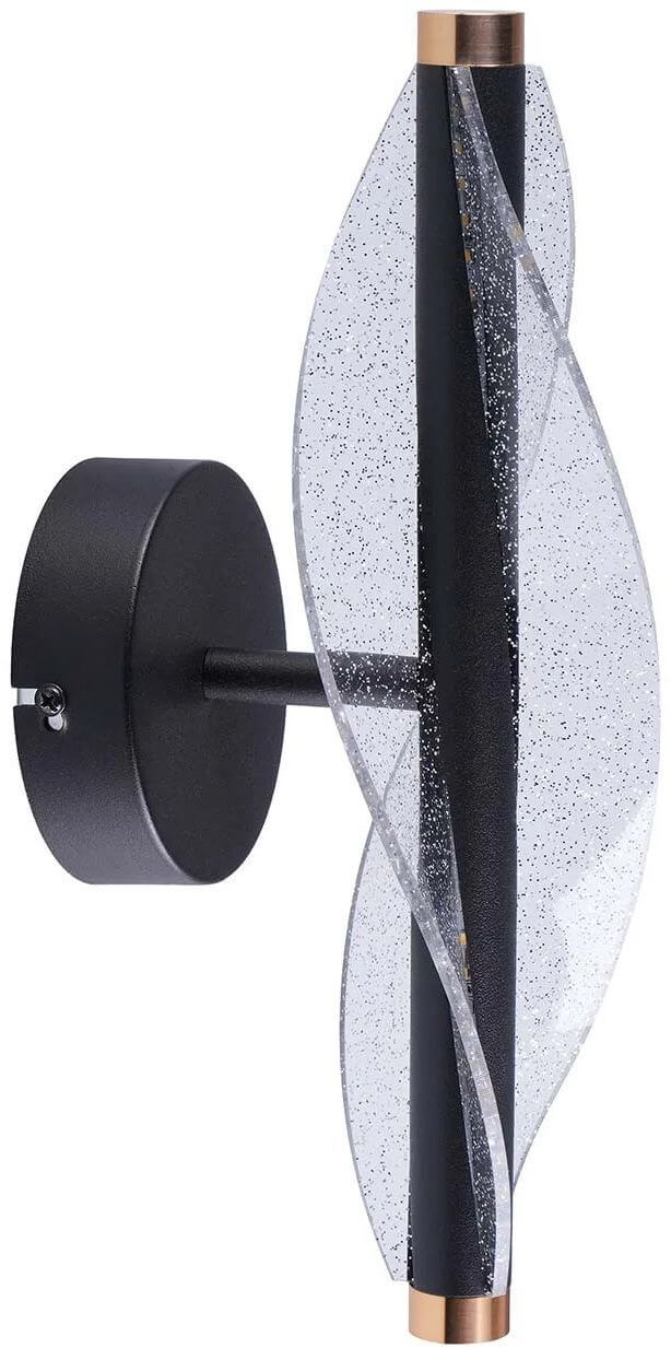 Goldlux Valentina lampada da parete 1x3 W nero 339638